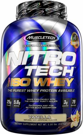 نتروتك ايزو واى%100 - MuscleTech Nitro-Tech 100% ISO Whey