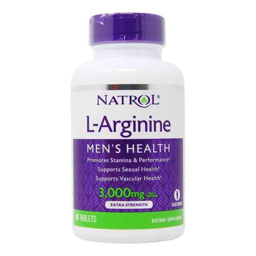 Natrol® L-Arginine Extra Strength, Men's Health, 90 Tablets
