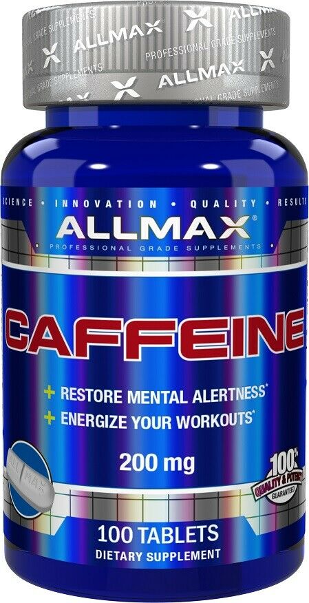 Allmax Caffeine 200mg-100Serv.-100Tabs