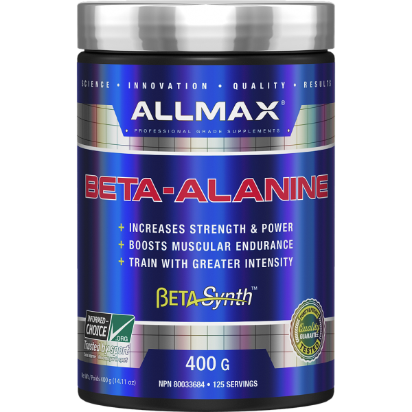 Allmax Beta Alanine-125Serv.-400G - له فوائد مضادة للشيخوخة ويعزز استجابة الجهاز المناعي