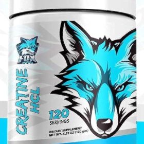 كرياتين HCL من Fox – 120 جرعة – قوة سريعة بدون انتفاخ