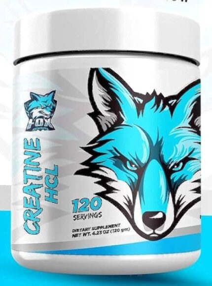 كرياتين HCL من Fox – 120 جرعة – قوة سريعة بدون انتفاخ