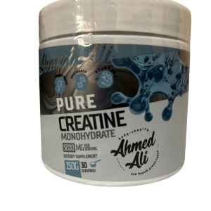 كرياتين 150 جرام أحمد علي – 30 جرعة – Creatine Monohydrate 150g (Ahmed Ali Dosage)
