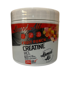 كرياتين 120 HCL جرعة أحمد علي – Creatine HCL 120 Servings (Ahmed Ali Dosage)