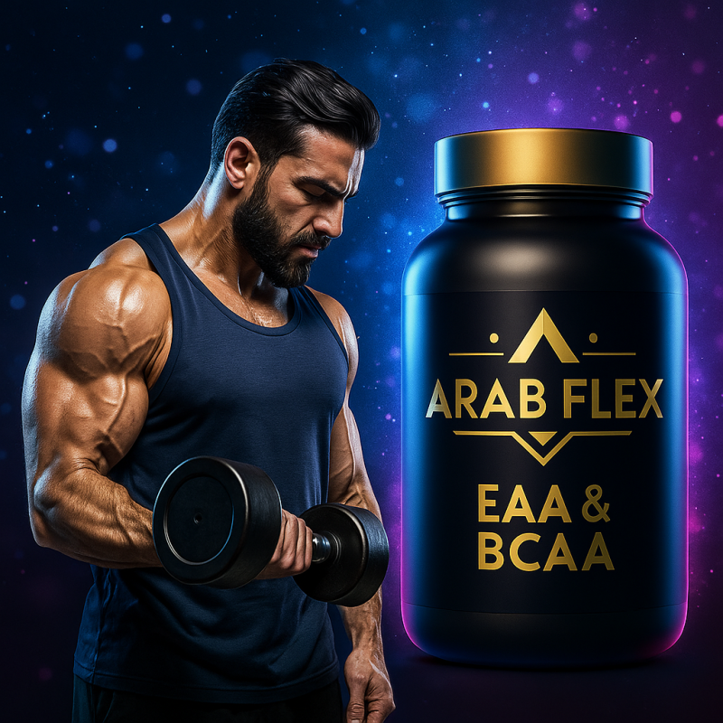 دعم الاستشفاء السريع، بناء العضلات وتقليل الهدم العضلي مع مكملات EAA & BCAA. مثالية قبل وأثناء وبعد التمرين.