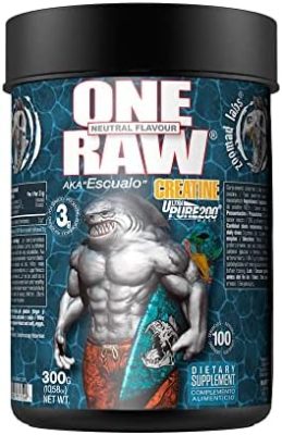كرياتين القرش 300 جم – كرياتين فائق النقاء 200 ميش – One Raw Shark