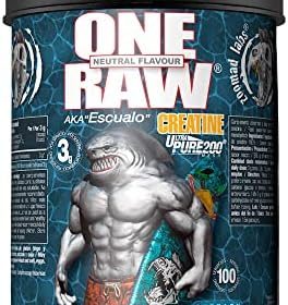 كرياتين القرش 300 جم – كرياتين فائق النقاء 200 ميش – One Raw Shark