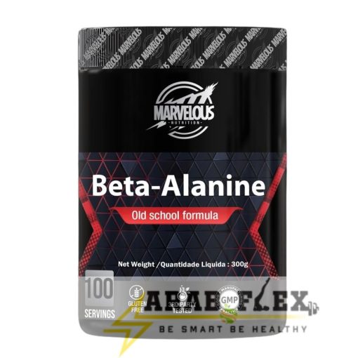 Marvelous Beta Alanine (100 سيرفنج – 300 جم) | زيادة التحمل وتأخير التعب العضلي