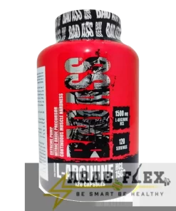 BADASS L-Arginine HCL 1500 (120 كبسولة) | تعزيز ضخ الدم ودعم الأداء الرياضي