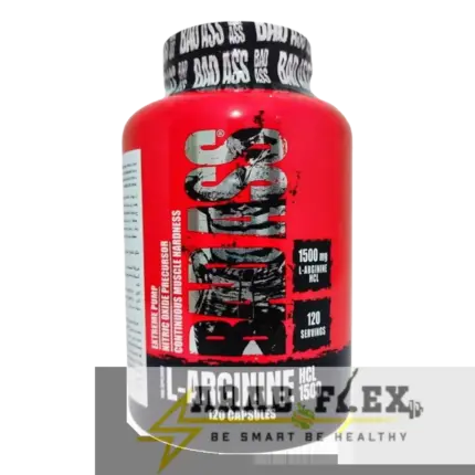 BADASS L-Arginine HCL 1500 (120 كبسولة) | تعزيز ضخ الدم ودعم الأداء الرياضي