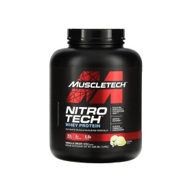 Muscletech Nitro-Tech واي بروتين 4 رطل – 41 جرعة | 30 جم بروتين + كرياتين