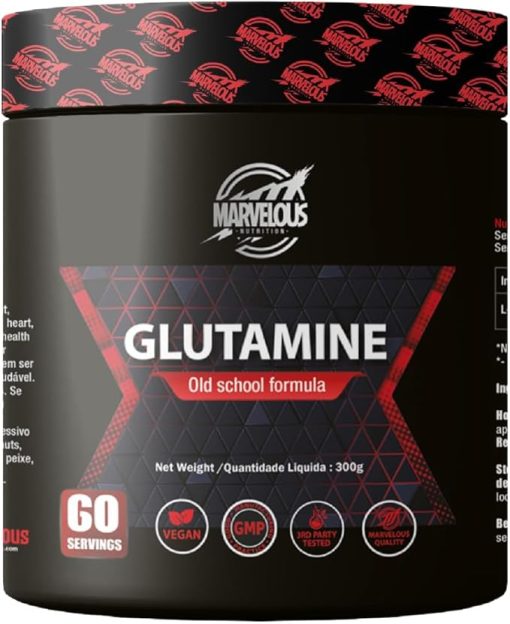 جلوتامين مارفيلوس – 300 جم – Glutamine Old School Formula | عرب فليكس