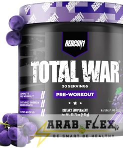 ريدكون Total War بري ورك أوت (30 Servings) 447g | طاقة وتركيز بنكهة العنب