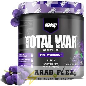 ريدكون Total War بري ورك أوت (30 Servings) 447g | طاقة وتركيز بنكهة العنب