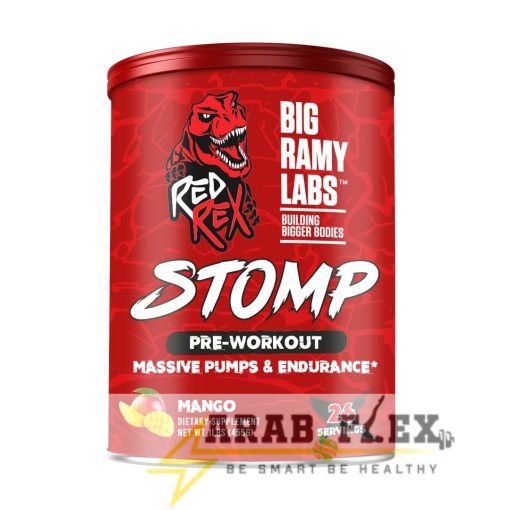Red Rex STOMP Pre-Workout (26 سيرفنج – 455 جم) | ريد ريكس بري ورك اوت من Big Ramy Labs