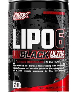 Nutrex Lipo-6 Black Ultra Concentrate – ليبو 6 بلاك ألترا (60 كبسولة) | حارق دهون قوي