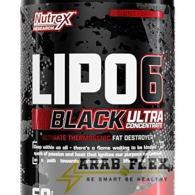 Nutrex Lipo-6 Black Ultra Concentrate – ليبو 6 بلاك ألترا (60 كبسولة) | حارق دهون قوي