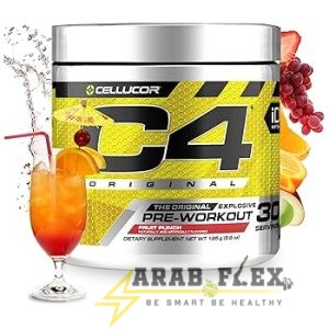 C4 Original Pre-Workout (30 سيرفنج – 195 جم) | سي4 بري ورك اوت بنكهة الفواكه
