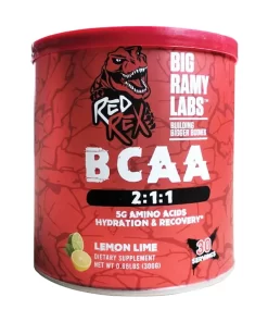 Red Rex BCAA 2:1:1 – نكهة Lemon Lime – 30 جرعة | Big Ramy Labs | عرب فليكس