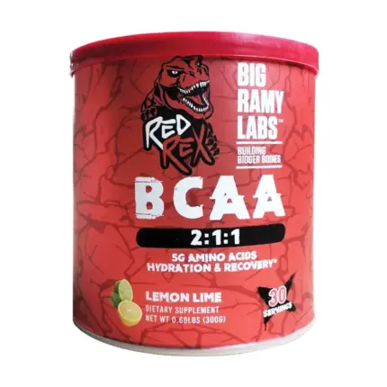 Red Rex BCAA 2:1:1 – نكهة Lemon Lime – 30 جرعة | Big Ramy Labs | عرب فليكس