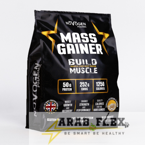 Novogen Mass Gainer – نوفوجين ماس جينر 5.4 كجم – 16 سيرف