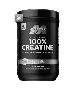 كرياتين بلاتينيوم ماسل تك – 400 جم (80 جرعة) | MuscleTech Platinum Creatine