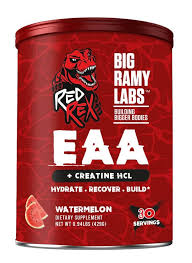 Red Rex EAA + Creatine – 30 جرعة – Big Ramy Labs | عرب فليكس