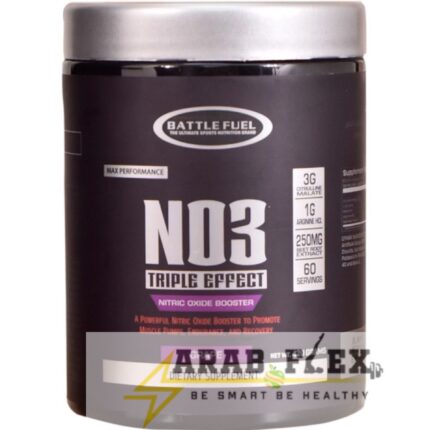 باتل فيول NO3 Triple Effect (60 Servings) 420g | معزز أكسيد النيتريك للطاقة والـ Pump