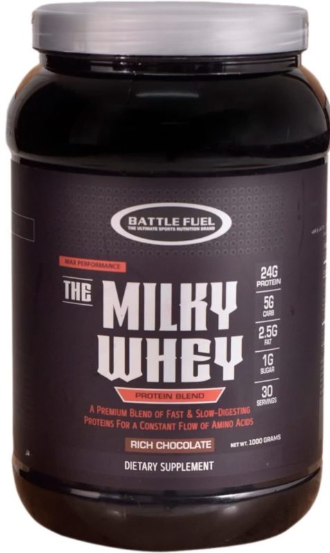 واي بروتين باتل فيول 1 كجم – The Milky Whey Protein Blend