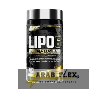 Nutrex Lipo-6 Hers Ultra Concentrate – ليبو 6 هير ألترا (60 كبسولة) | حارق دهون للنساء