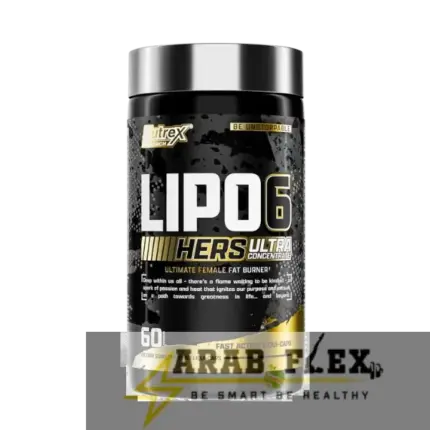 Nutrex Lipo-6 Hers Ultra Concentrate – ليبو 6 هير ألترا (60 كبسولة) | حارق دهون للنساء