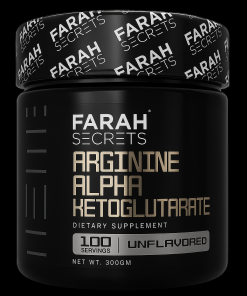 Farah Secrets Arginine Alpha Ketoglutarate – 300g | دعم الضخامة والطاقة