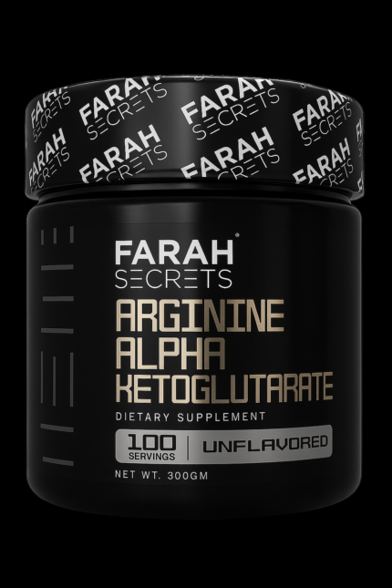 Farah Secrets Arginine Alpha Ketoglutarate – 300g | دعم الضخامة والطاقة