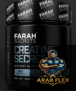 Farah Secrets Creatine Secret – 300g | كرياتين مونوهيدرات نقي لزيادة القوة والأداء