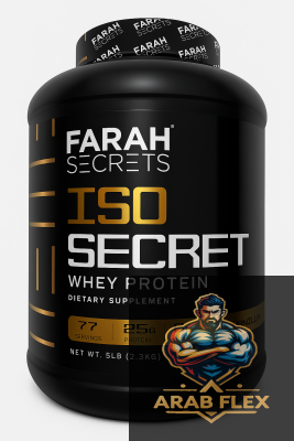 Farah Secrets ISO Secret – واي بروتين أيزوليت 5LB | 25g بروتين + 6g BCAAs