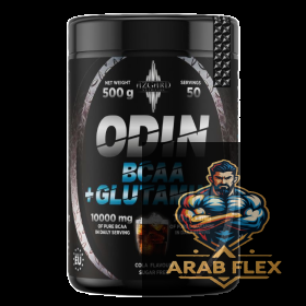 ODIN BCAA + Glutamine – 500g (50 Servings) | مكمل الأحماض الأمينية والاستشفاء