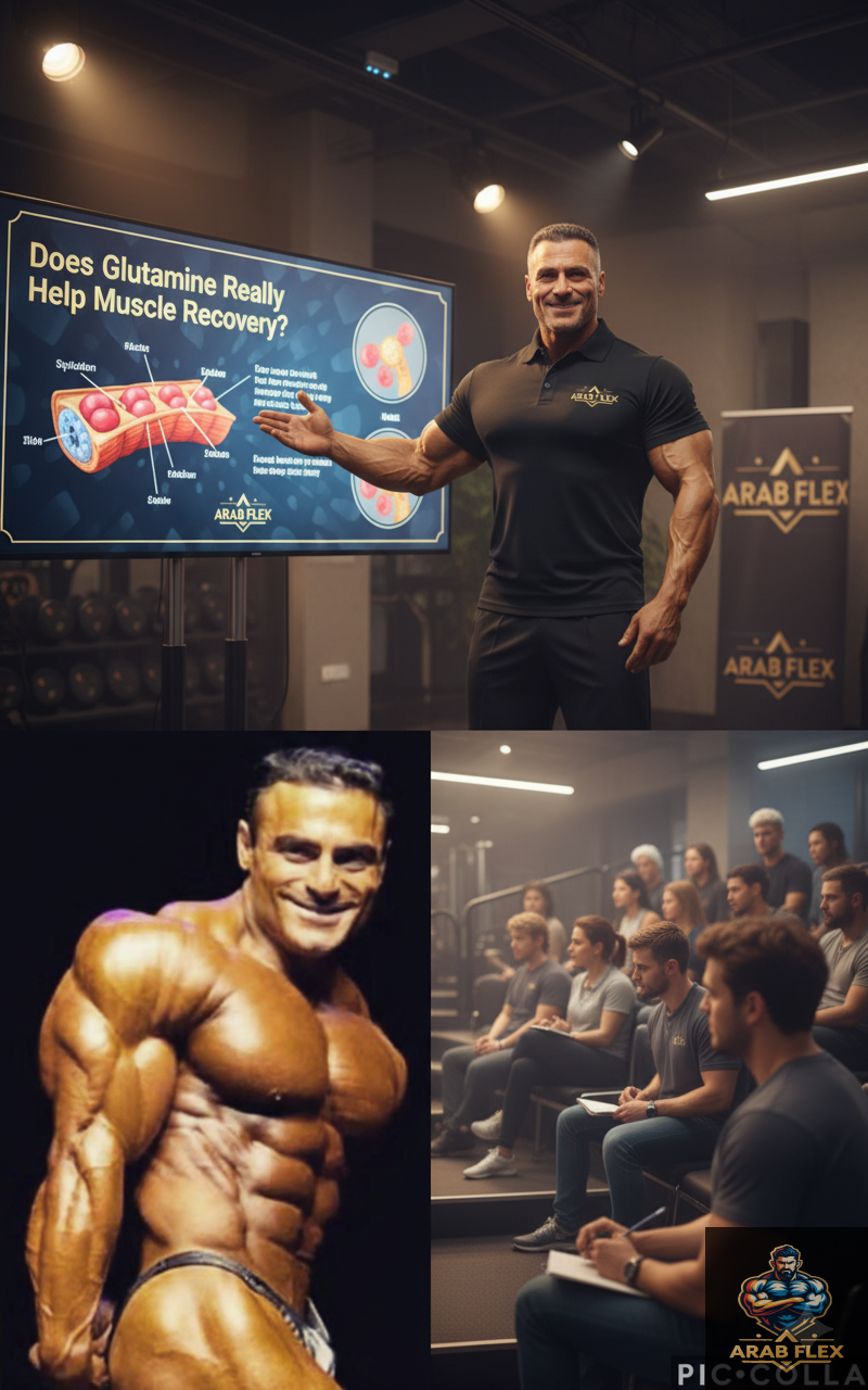 اكتشف دور مكمل الجلوتامين في الاستشفاء العضلي وتقوية المناعة، واعرف هل فعلاً يستحق الاستخدام ولا مجرد مكمل تسويقي، مع رأي كابتن سيد.