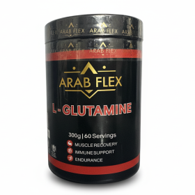 Glutamine 300g – Arab Flex | Muscle Recovery & Immunity Support