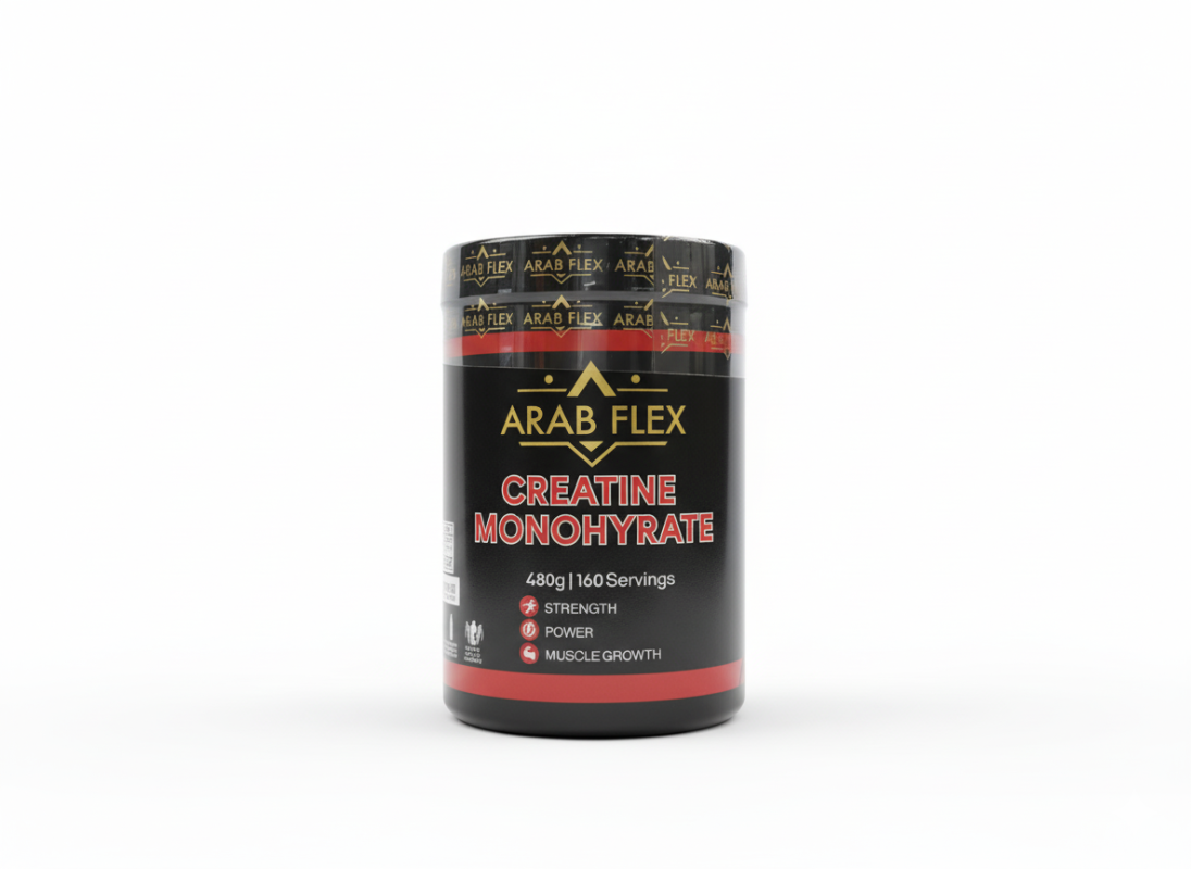 Creatine Monohydrate 480g – Arab Flex | Pure Strength & Muscle Power