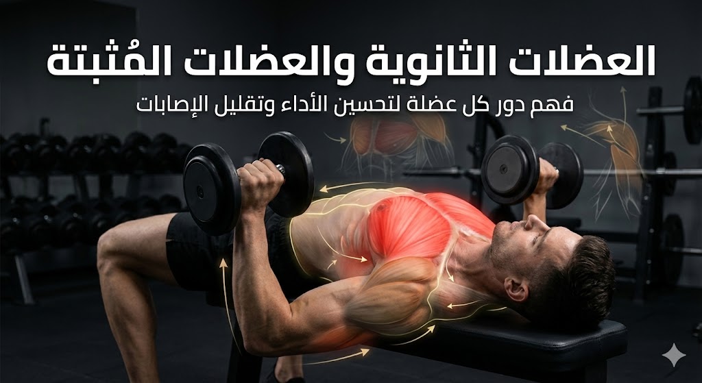 العضلات الثانوية والعضلات المُثبتة | دليل فهم التمرين الصحيح