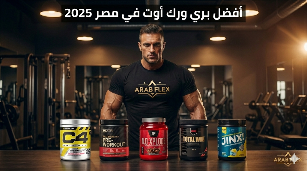 أفضل مكملات بري ورك أوت في مصر 2025: مقارنة شاملة - عرب فليكس Arab Flex