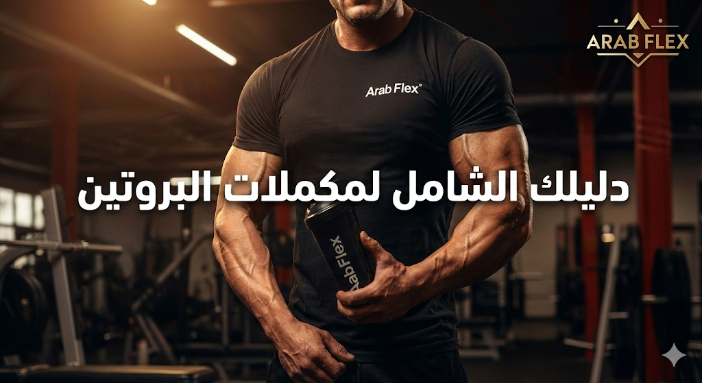 دليلك الشامل لمكملات البروتين: أنواعها وفوائدها وأفضل وقت لتناولها - عرب فليكس Arab Flex