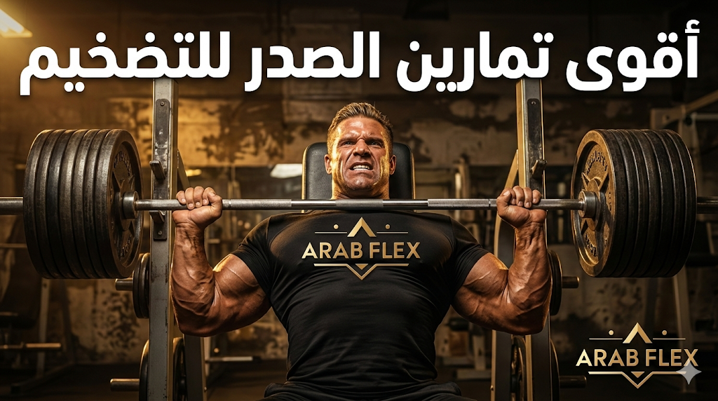 أقوى تمارين الصدر للتضخيم: الدليل الشامل - عرب فليكس Arab Flex