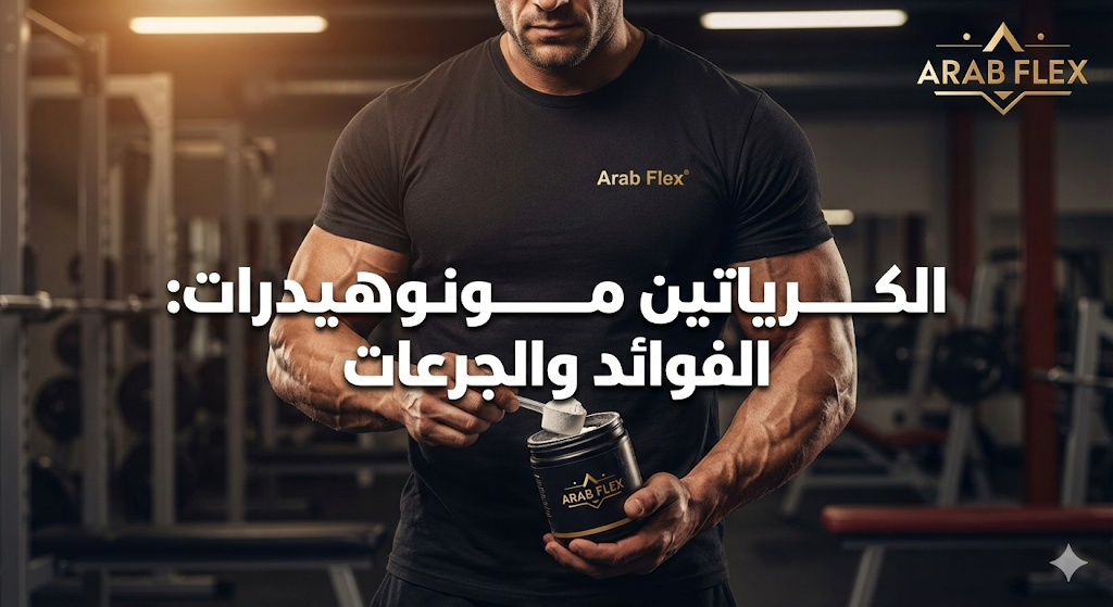 الكرياتين مونوهيدرات: الفوائد والجرعات والأساطير الشائعة - عرب فليكس Arab Flex