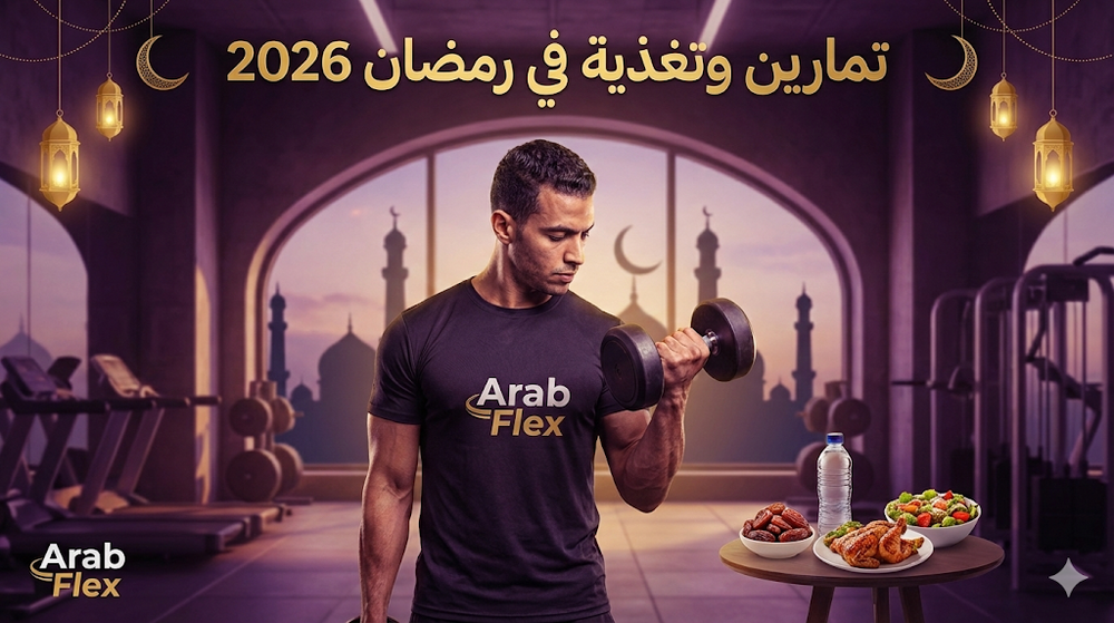 جدول تمارين وتغذية في رمضان 2026 - الدليل الشامل للصائمين لاعبي كمال الأجسام
