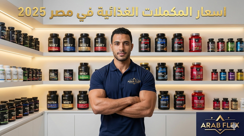 دليل اسعار المكملات الغذائية في مصر 2025 - بروتين وكرياتين وأمينو وفيتامينات