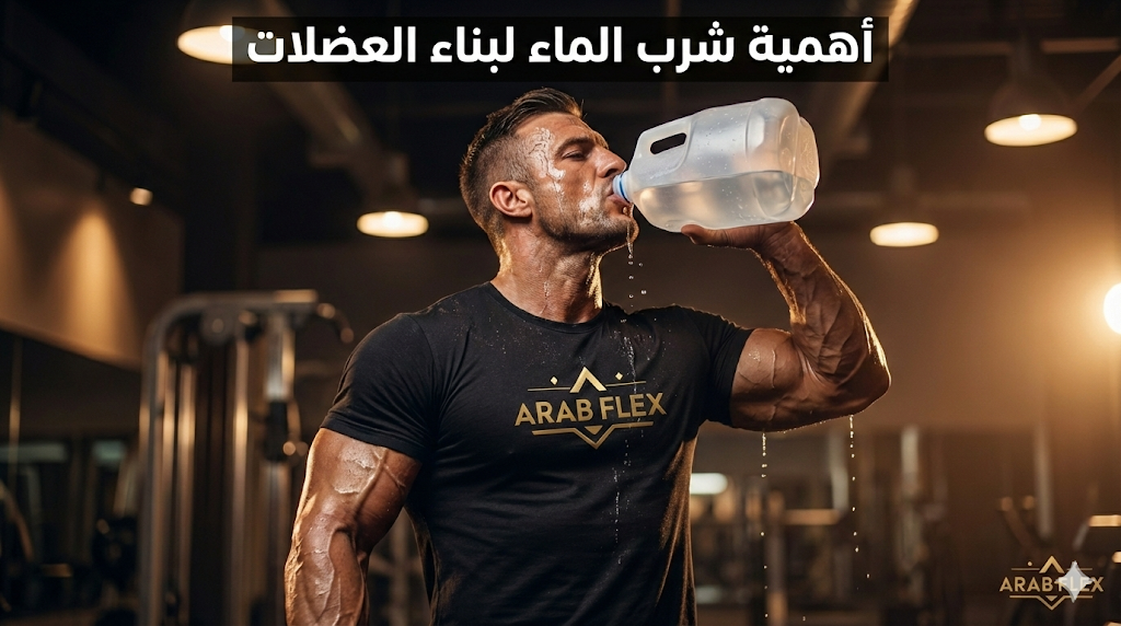 أهمية شرب الماء لبناء العضلات وحرق الدهون: الدليل الشامل - عرب فليكس Arab Flex