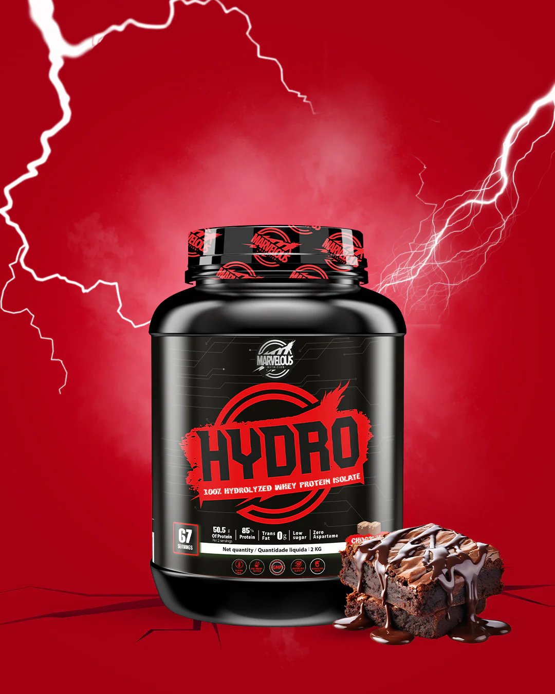 ⁦واي بروتين هايدرو 2 كجم - مارفيلوس⁩ - الصورة ⁦1⁩