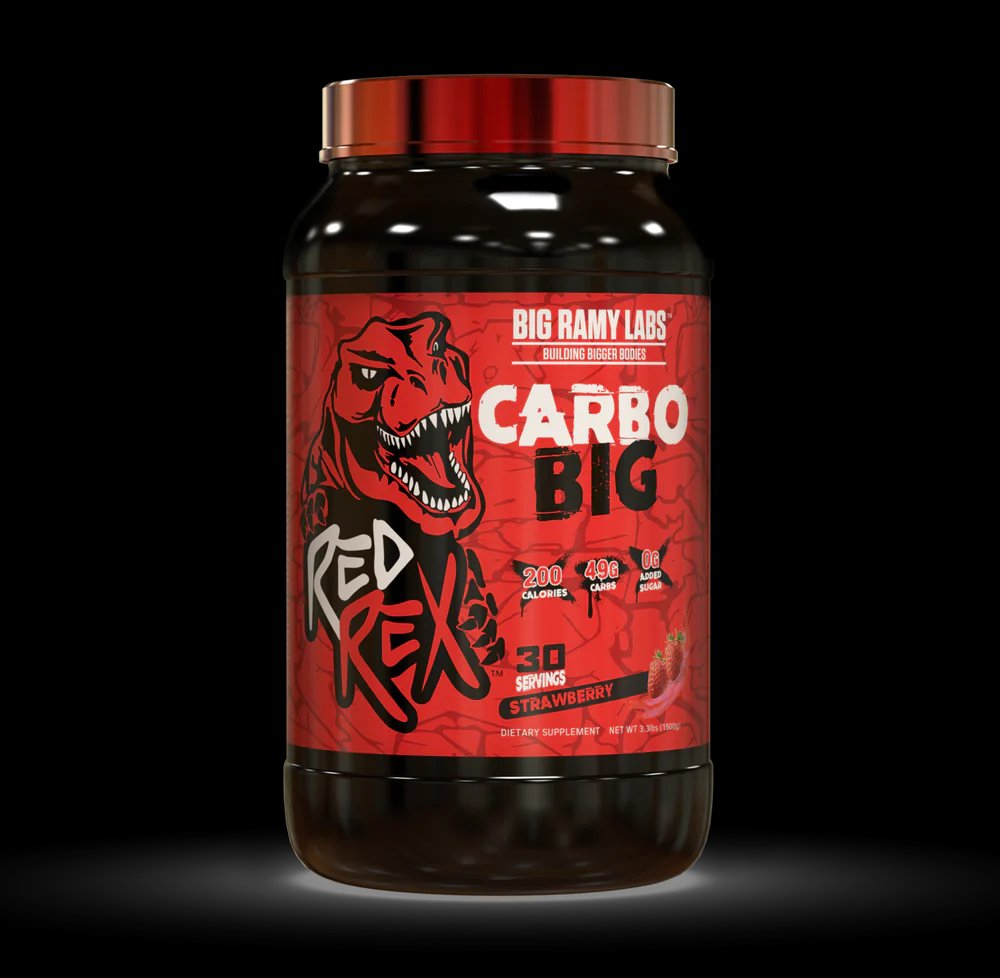 Carbobig3.3lbStrawberry.13 كارب بيج رامي ريد ريكس 1.5 كجم - الصورة 1